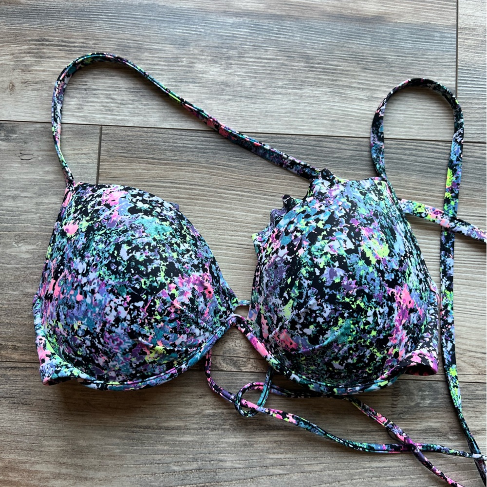 Victoria's Secret Neon Splash fabulous push up bikini